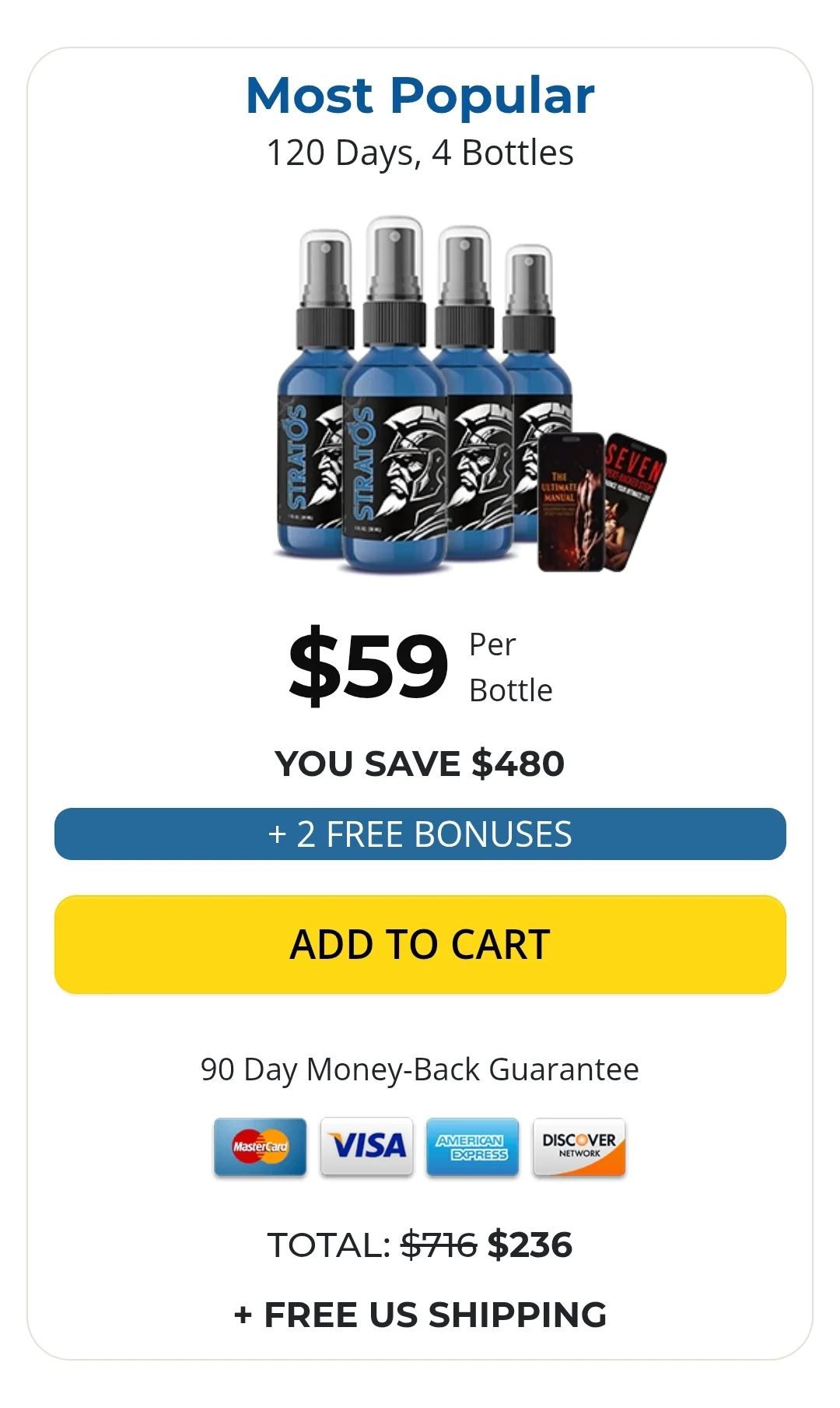 Stratos™ 4 bottles pricing